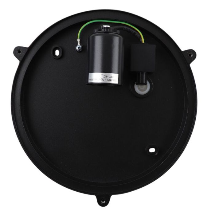 Industriële buitenlamp zwart, Juanita, IP44