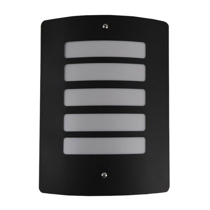 Moderne buiten wandlamp met schemersensor Manuel, zwart, aluminium, IP44