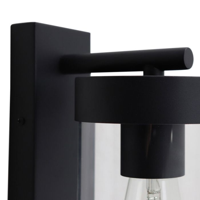 Moderne buitenlamp zwart, Musa, IP44