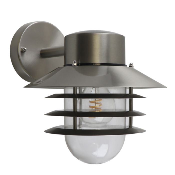 Rvs buitenlamp zilver, Felice, IP44