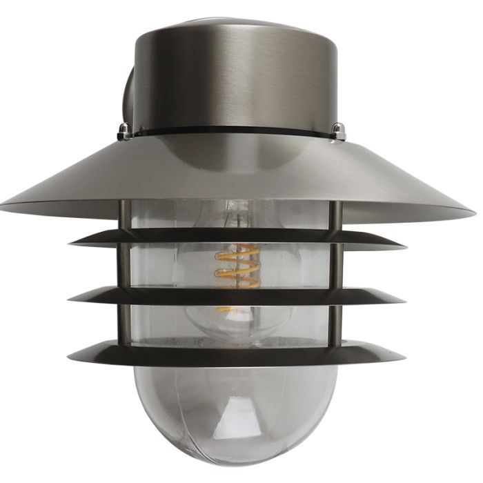 Rvs buitenlamp zilver, Felice, IP44