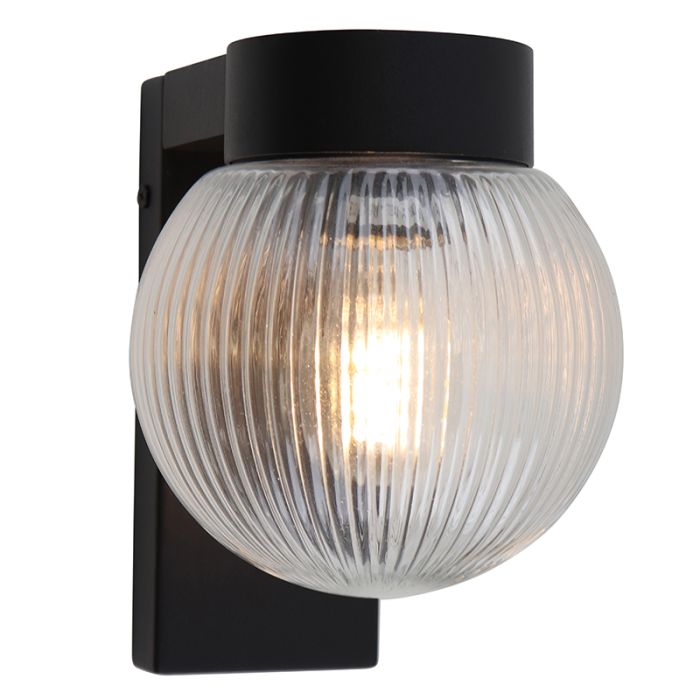 Aluminium buitenlamp zwart, Chris, IP44