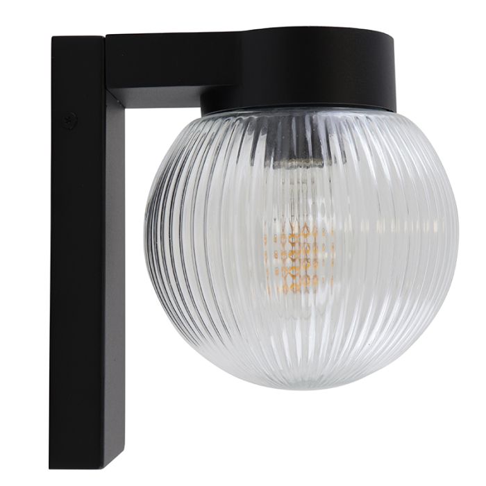 Aluminium buitenlamp zwart, Chris, IP44