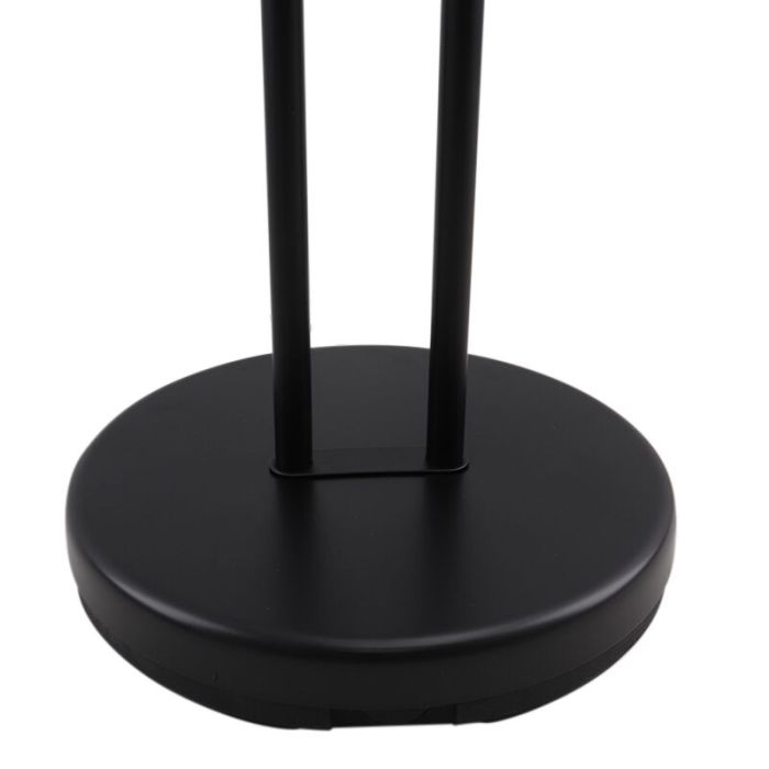 Moderne staande leeslamp zwart, Salvador, 18W, 3000K LED, met schakelaar