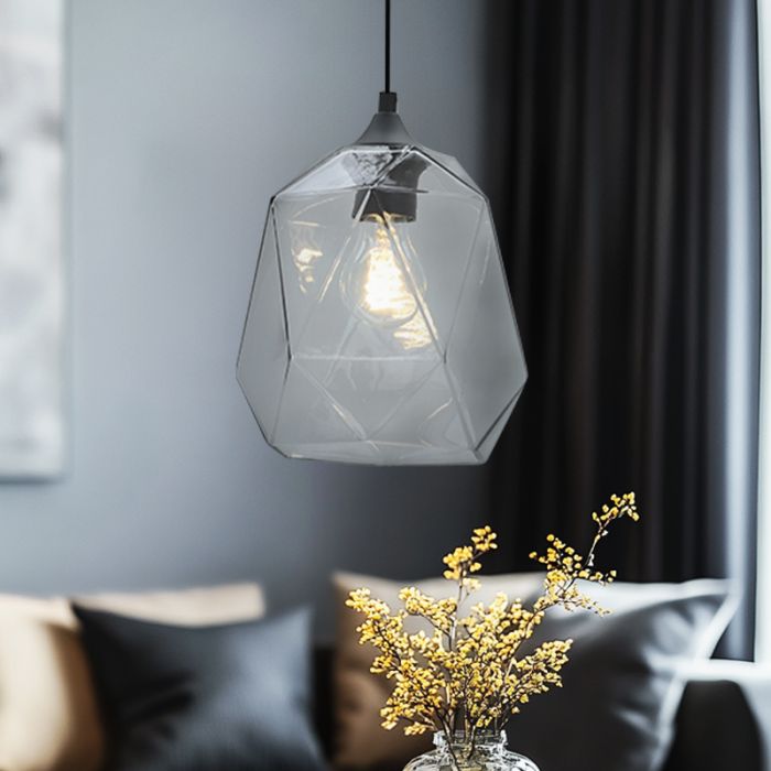 Retro hanglamp transparant, Jian