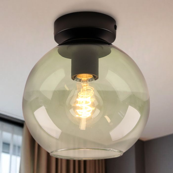 Design plafondlamp groen, Giada
