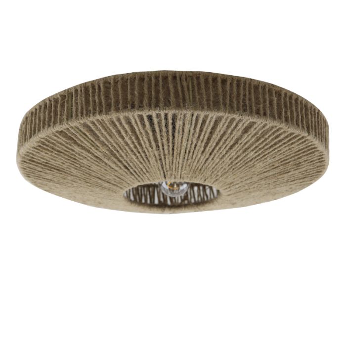 Landelijke plafondlamp bruin, Sanny