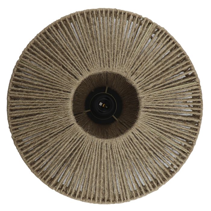Landelijke plafondlamp bruin, Sanny