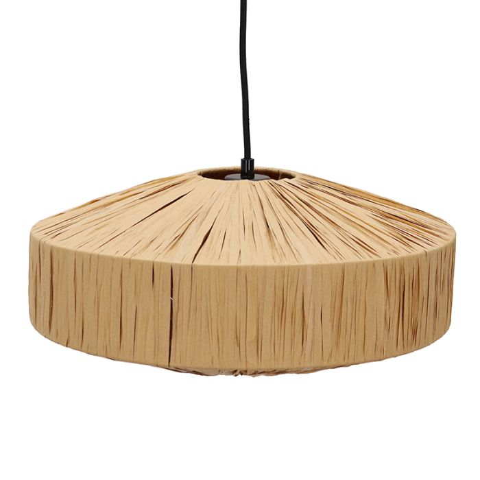 Papieren hanglamp bruin, Daisy