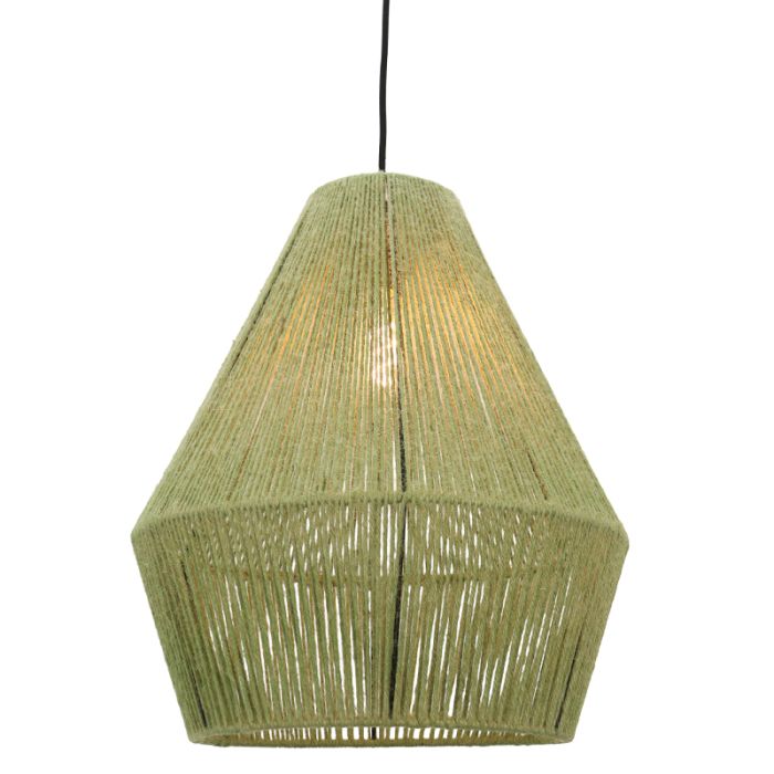 Landelijke hanglamp groen, Holly