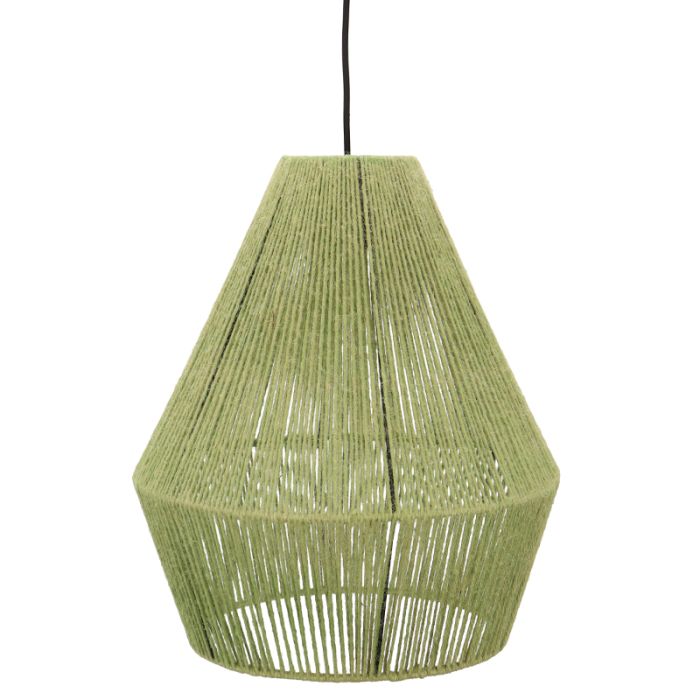 Landelijke hanglamp groen, Holly