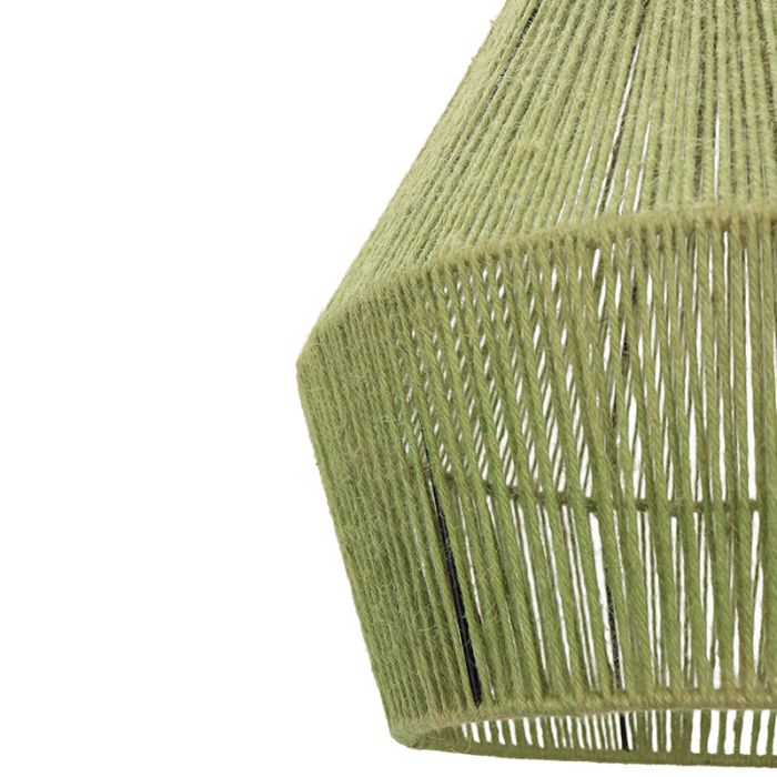 Landelijke hanglamp groen, Holly