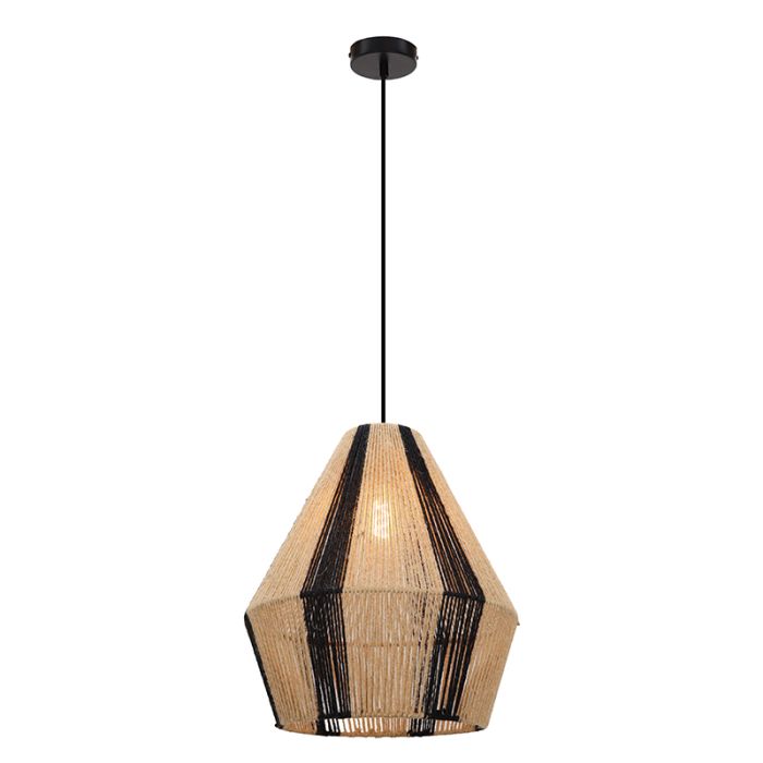 Landelijke hanglamp bruin, Holly