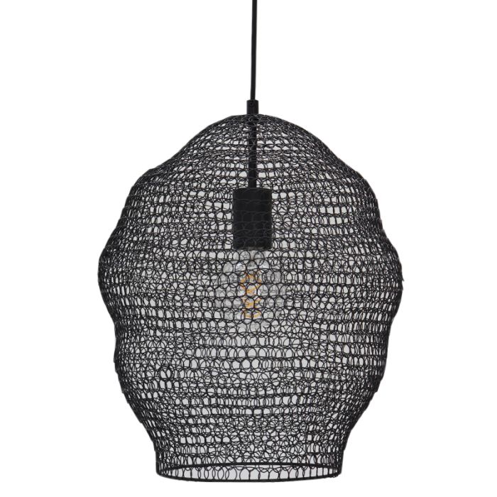 Design hanglamp zwart, Sep
