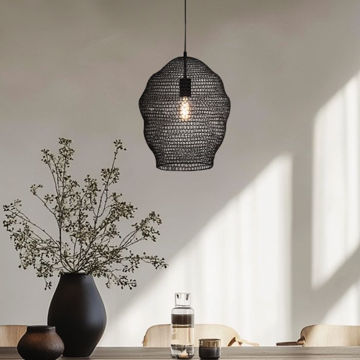 Design hanglamp zwart, Sep