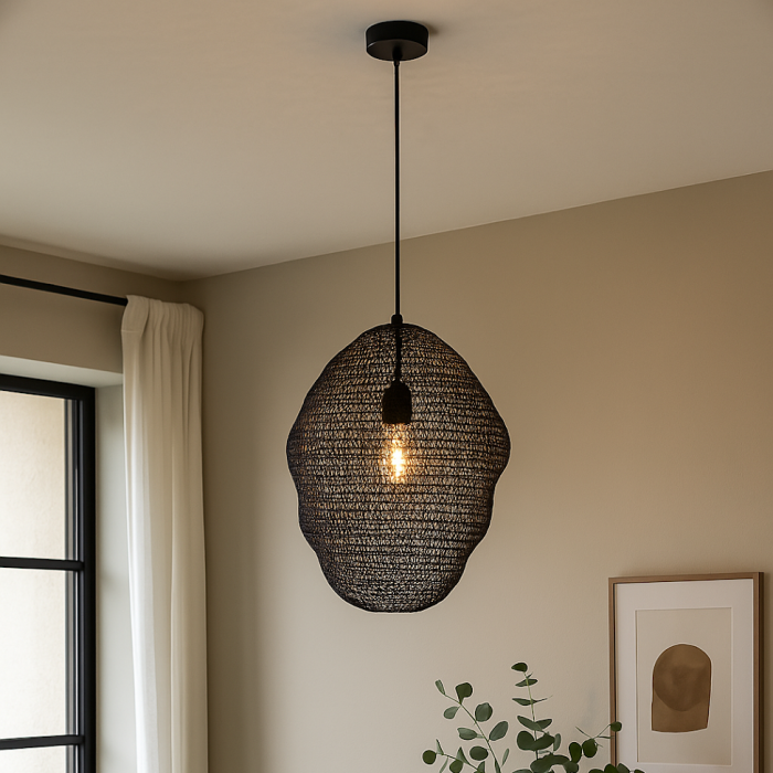 Design hanglamp zwart, Sep