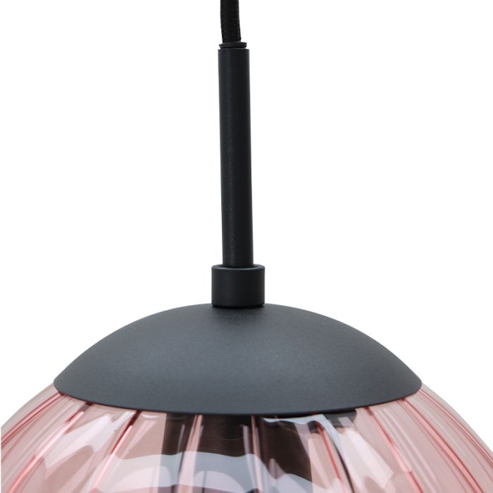 Retro hanglamp roze, Rifka