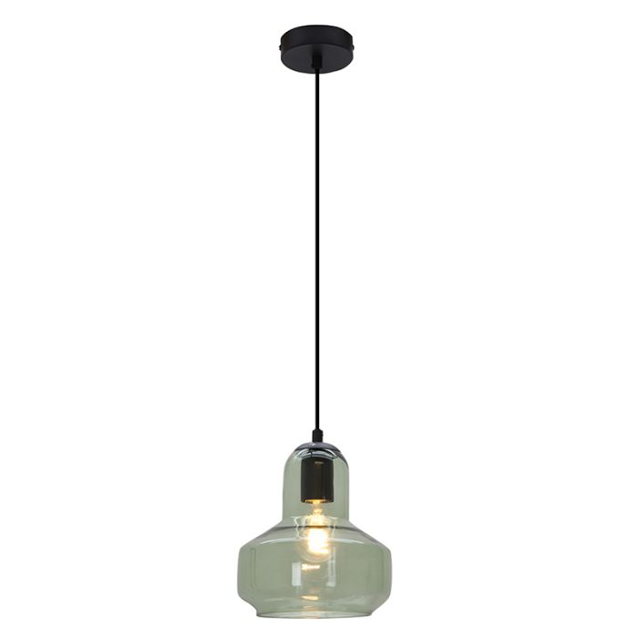 Design hanglamp groen, Sabina