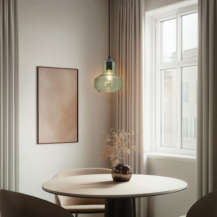 Design hanglamp groen, Sabina