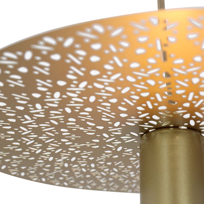 Design hanglamp messing, Sienna