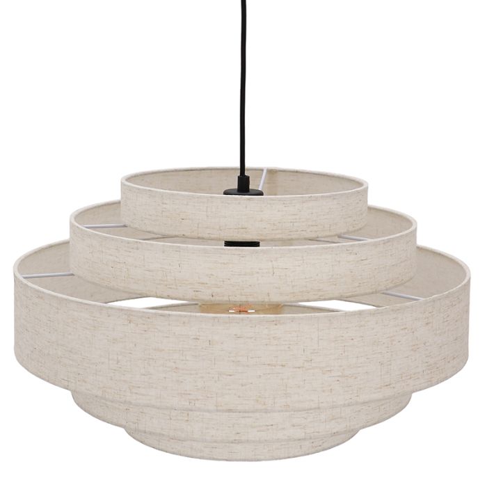 Moderne hanglamp beige, Timmy