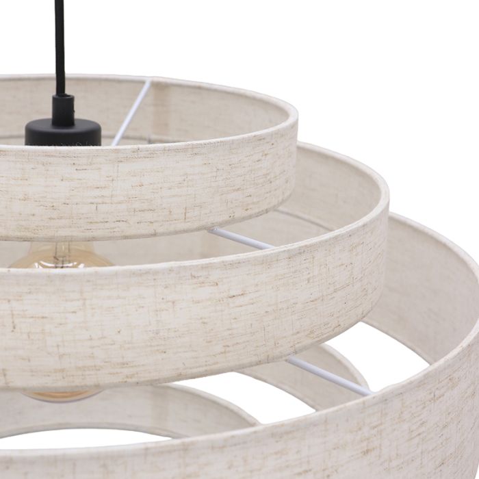 Moderne hanglamp beige, Timmy