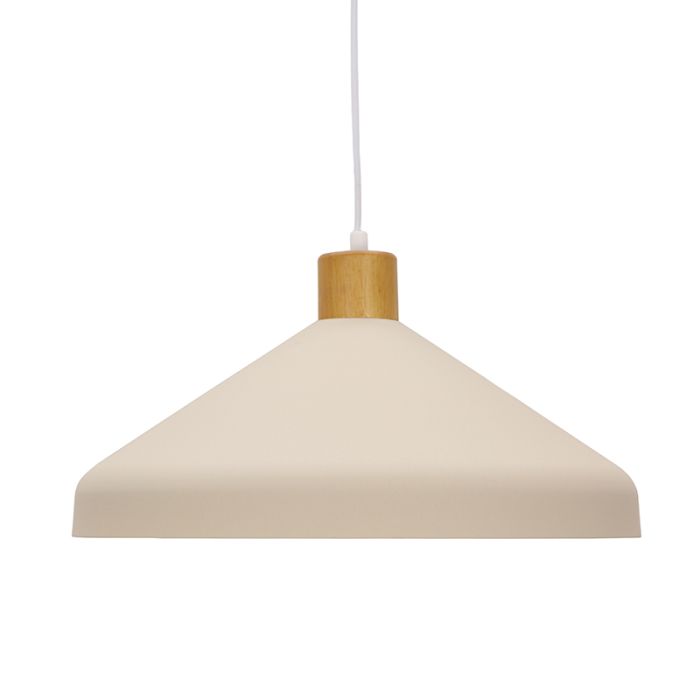 Landelijke hanglamp beige, Freddie