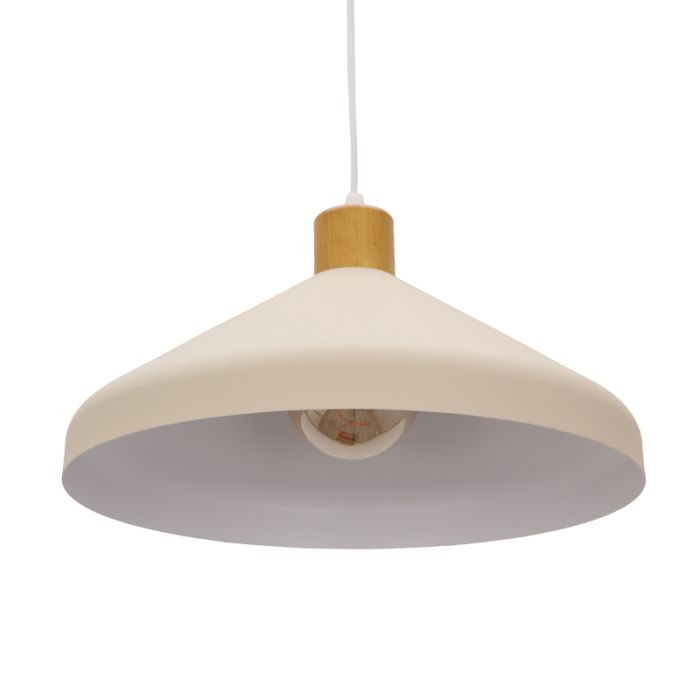 Landelijke hanglamp beige, Freddie