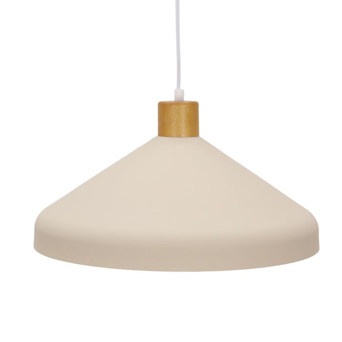 Landelijke hanglamp beige, Freddie