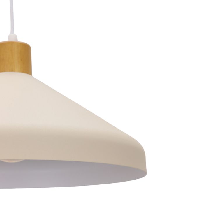 Landelijke hanglamp beige, Freddie
