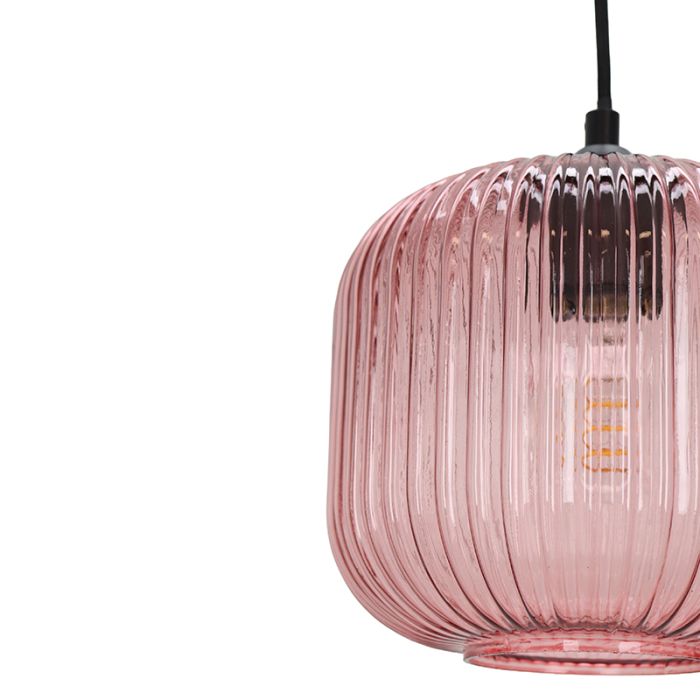 Design hanglamp roze, Charlois