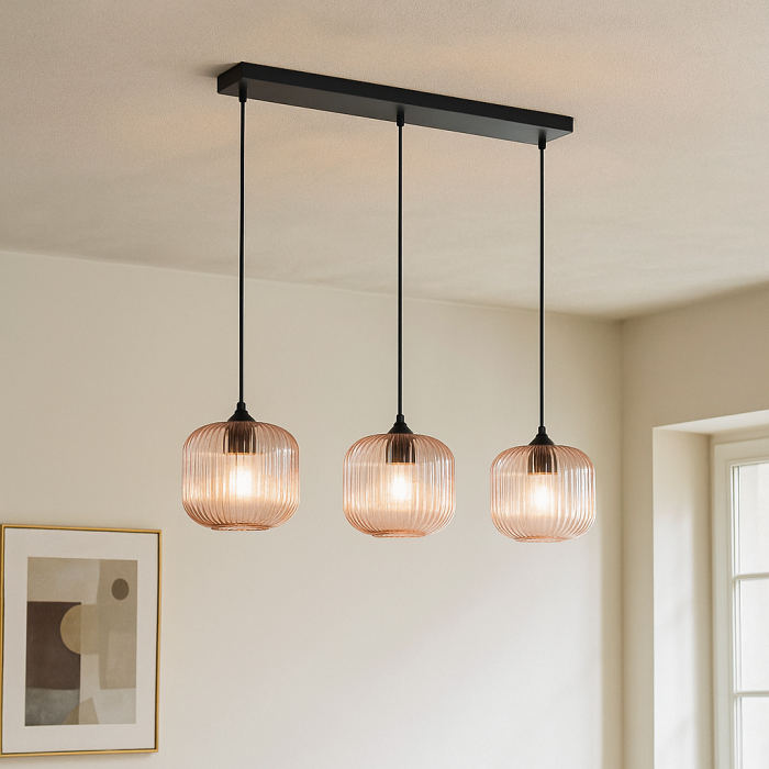 Design hanglamp roze, Charlois