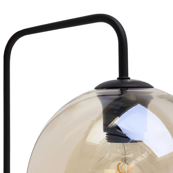 Design wandlamp amber, Giada, met schakelaar