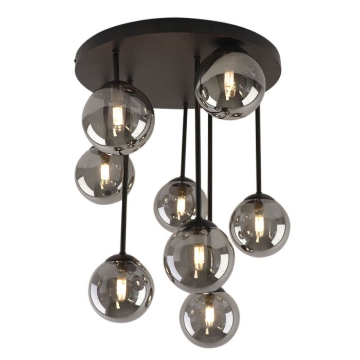 Design plafondlamp grijs, Stacy