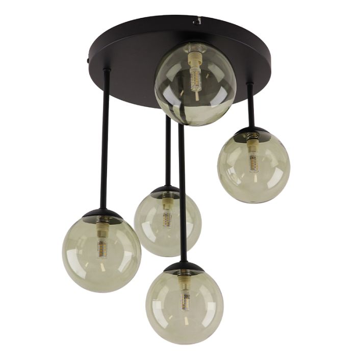 Design plafondlamp groen, Stacy