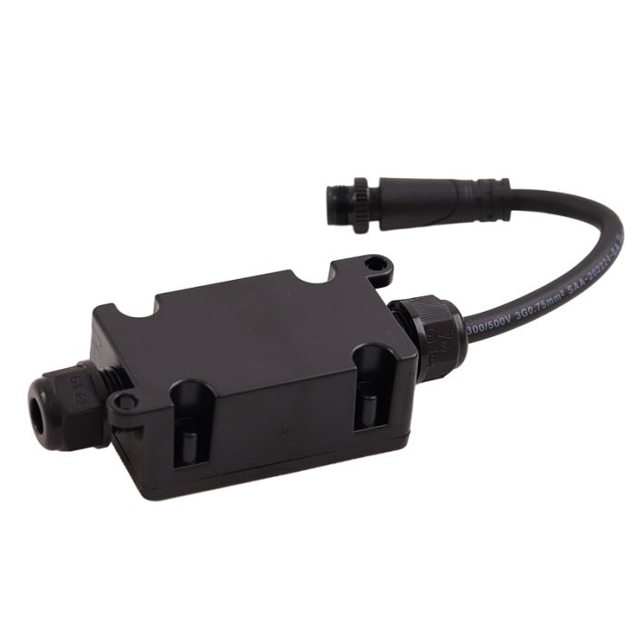 Olucia Connect kabel male 20 cm met verbindingsdoos, IP68