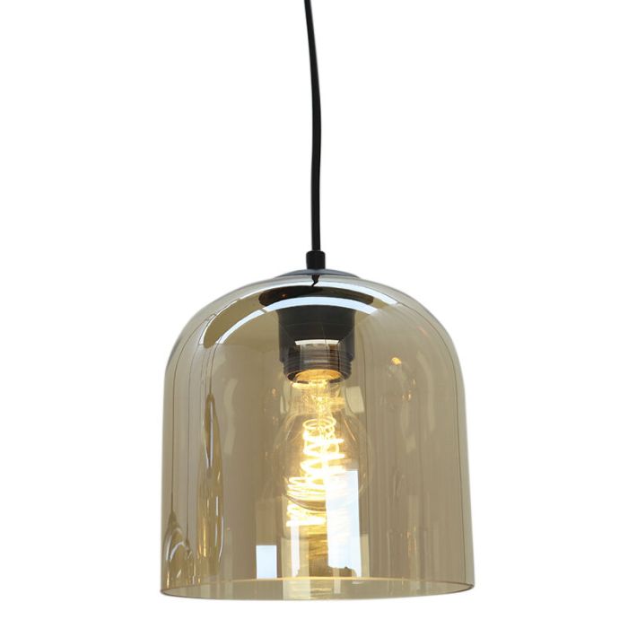 Moderne hanglamp amber, Caia
