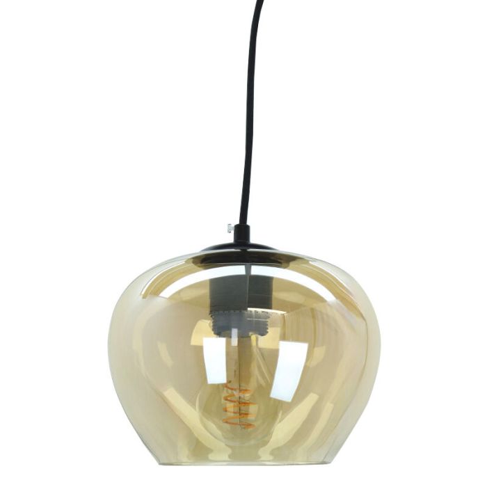 Moderne hanglamp amber, Caia