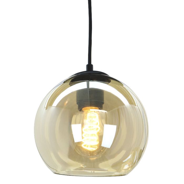 Moderne hanglamp amber, Caia