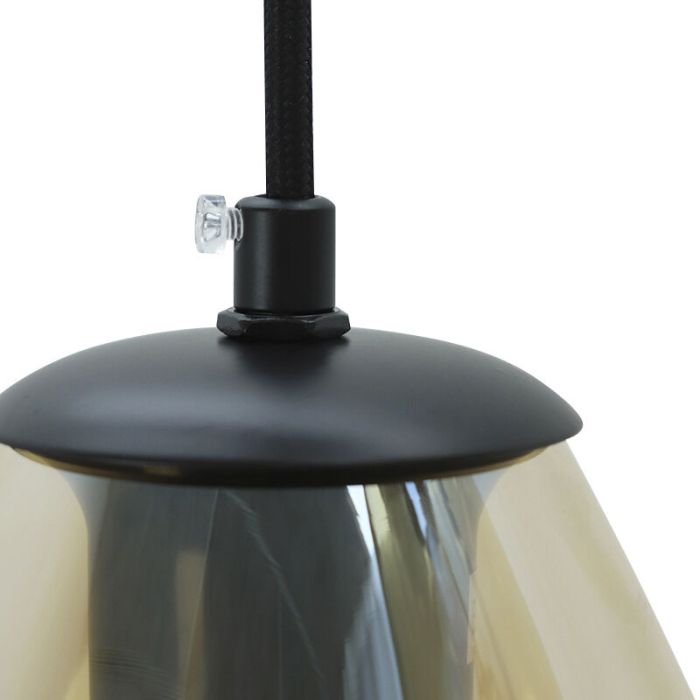 Moderne hanglamp amber, Caia