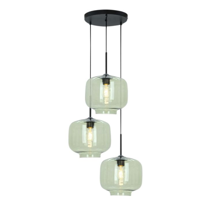 Retro hanglamp groen, Anniek