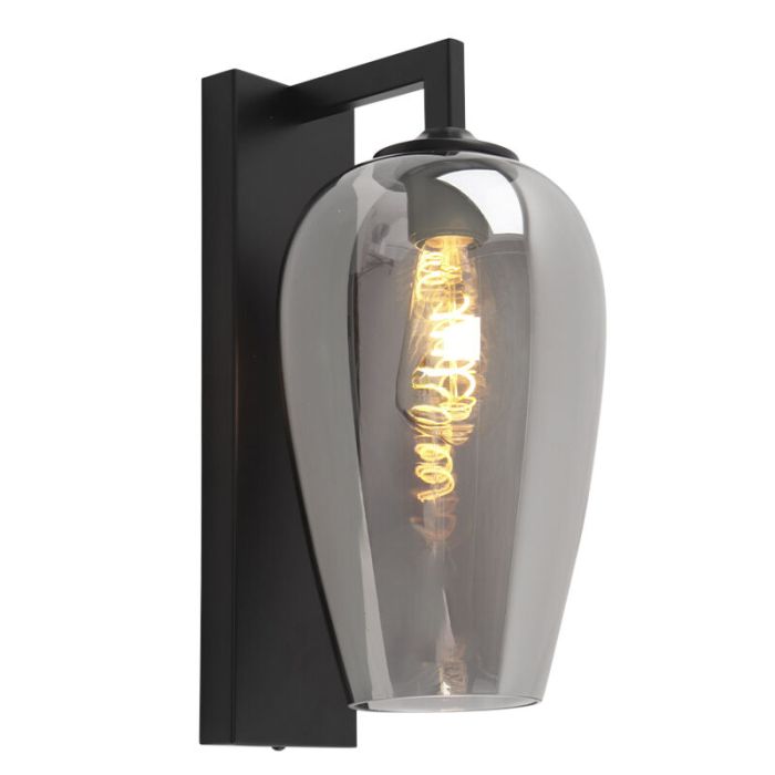 Design wandlamp grijs, Andy