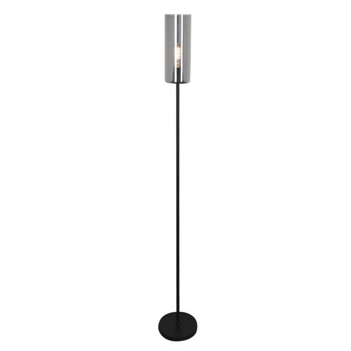 Moderne vloerlamp grijs, Gaya, met schakelaar