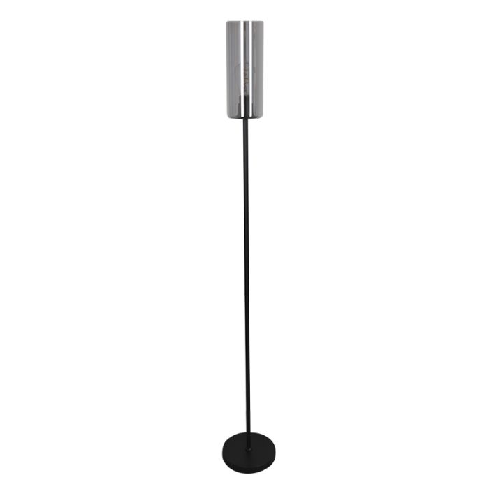 Moderne vloerlamp grijs, Gaya, met schakelaar