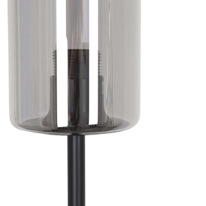 Moderne vloerlamp grijs, Gaya, met schakelaar