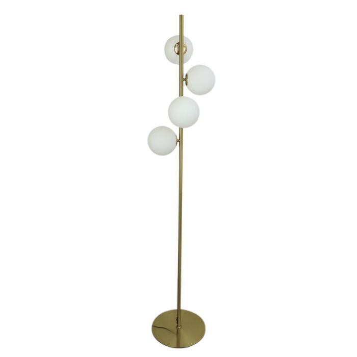 Design vloerlamp wit, Remo, met schakelaar