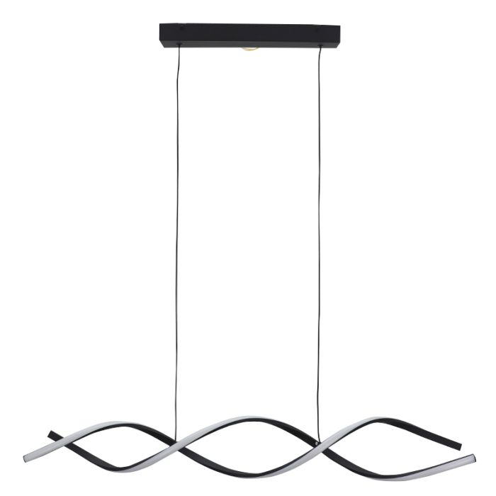 Design hanglamp zwart, Kuno, 45W, 3000K LED, 3-staps dimbaar