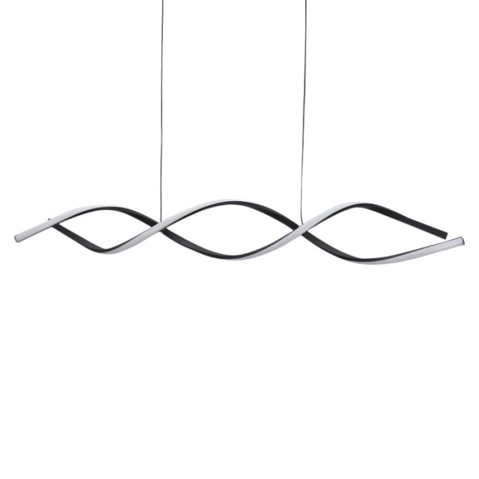 Design hanglamp zwart, Kuno, 45W, 3000K LED, 3-staps dimbaar