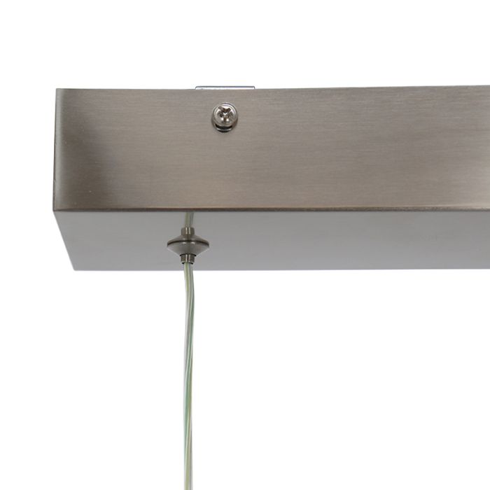 Design hanglamp zilver, Kuno, 45W, 3000K LED, 3-staps dimbaar