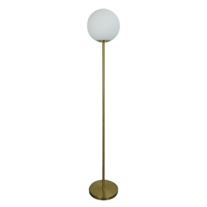 Design vloerlamp wit, Dolf, met schakelaar